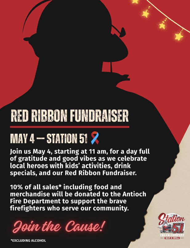 Red Ribbon Fundraiser benefitting Antioch Fire Department